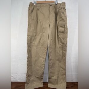 5.11 Tactical Series Cargo Pants Mens 40x34 Khaki Ripstop Utility NEW